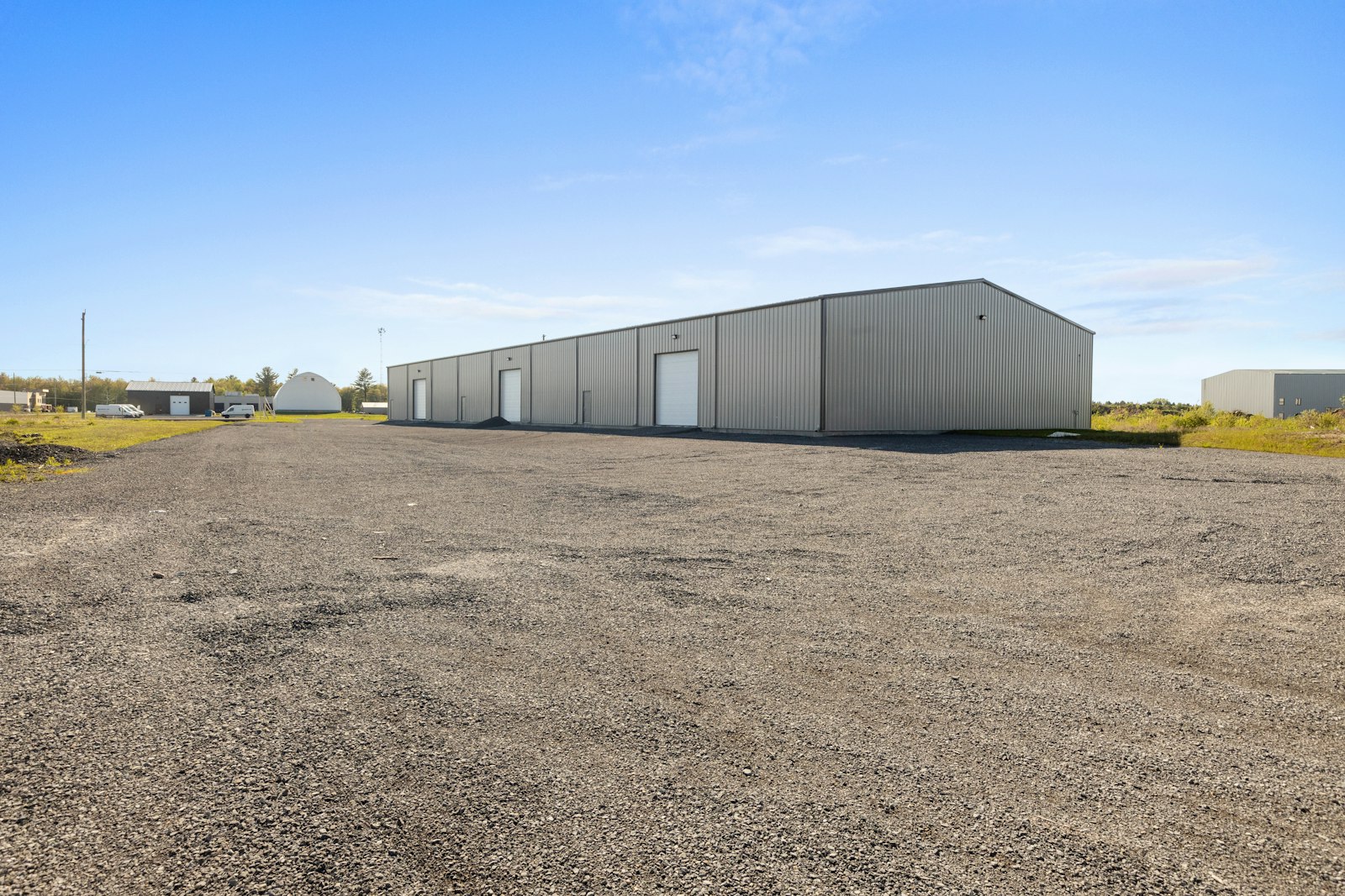 Owner-Occupied Commercial Real Estate Modern commercial flex building with multiple business entrances